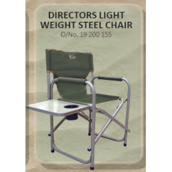 Chair Director Steel_with side table
